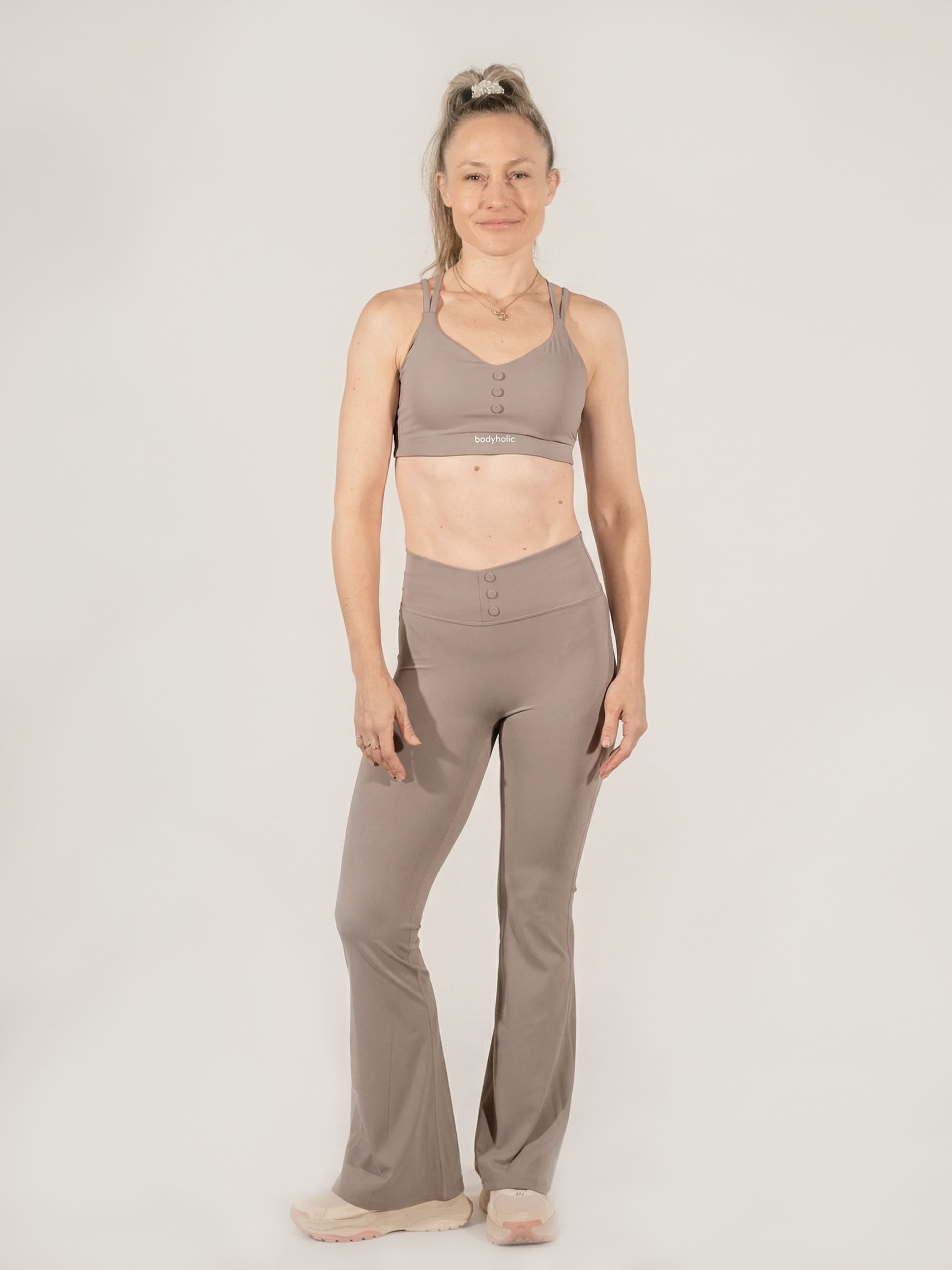 Button Leggings Grey 1