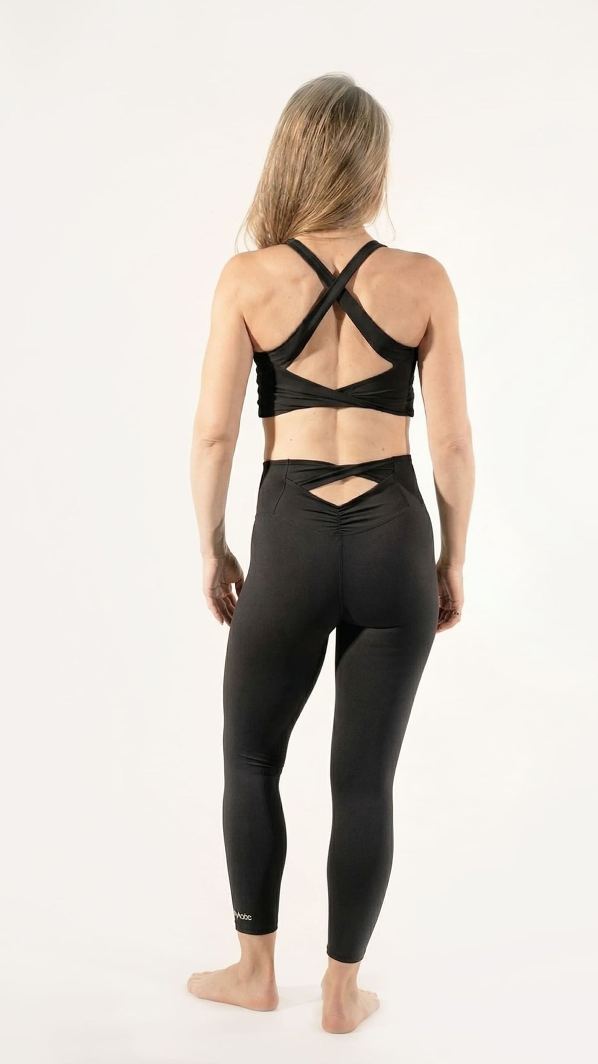 Double Cross Leggings Black 3