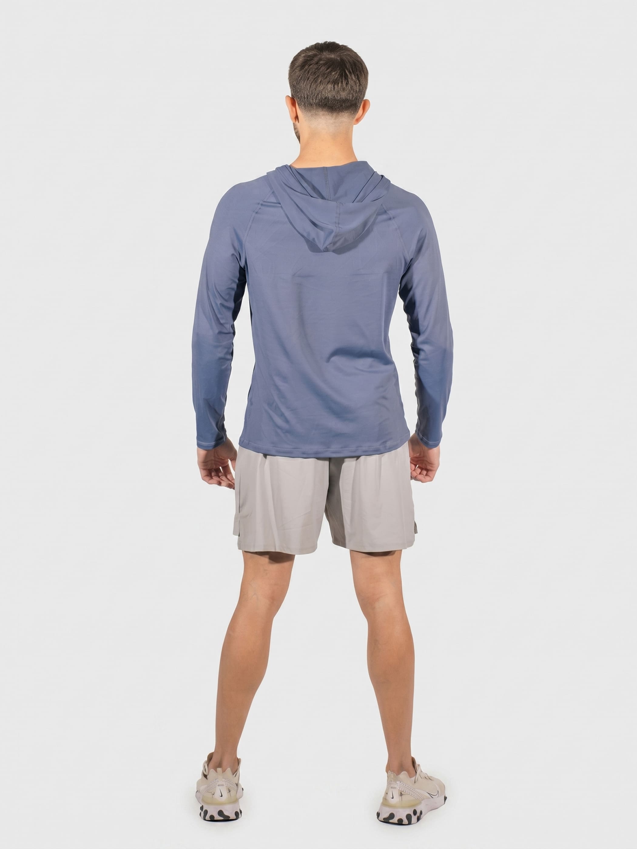 Asymmetric Run Shorts - אפור