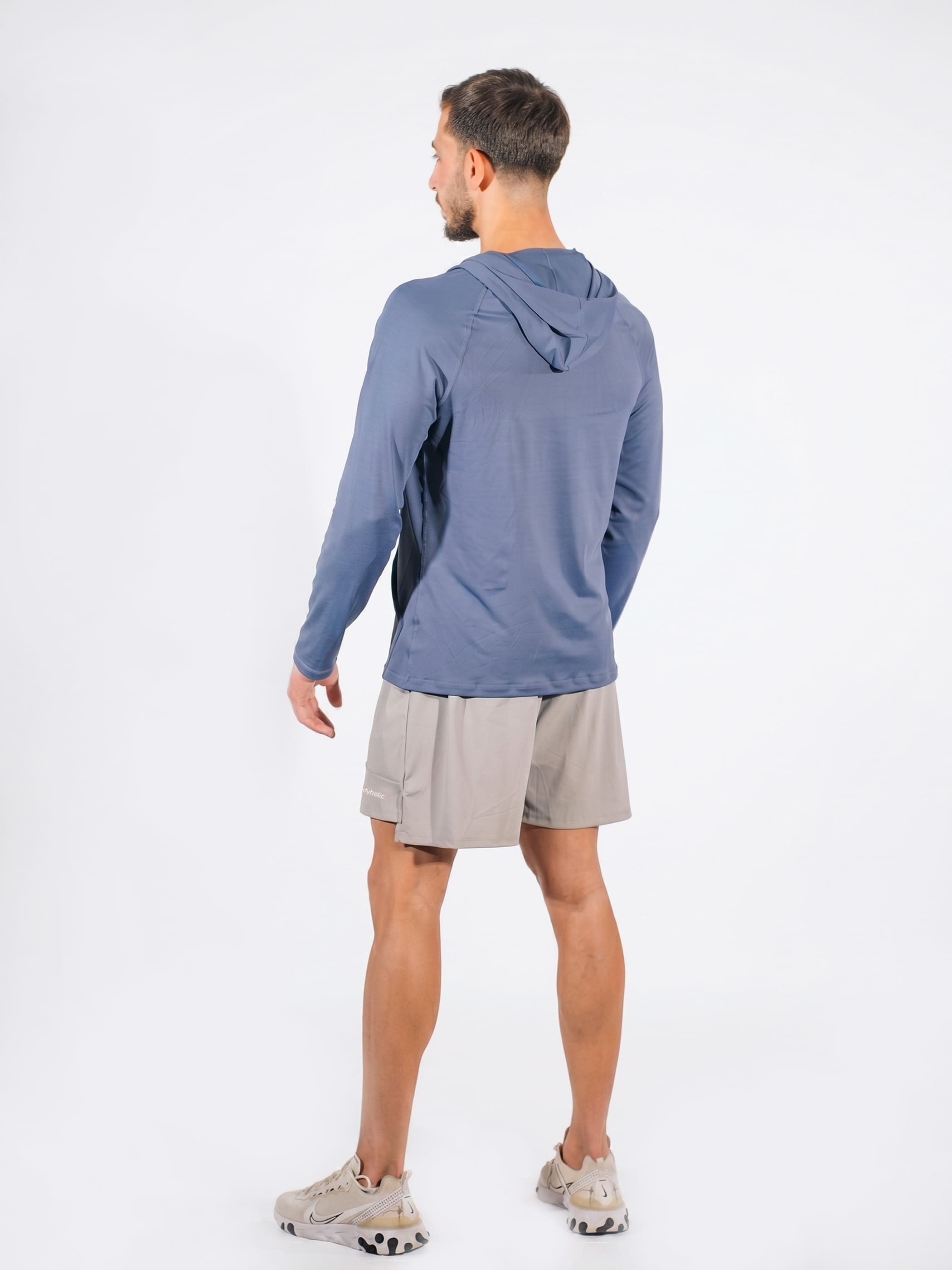 Asymmetric Run Shorts - אפור