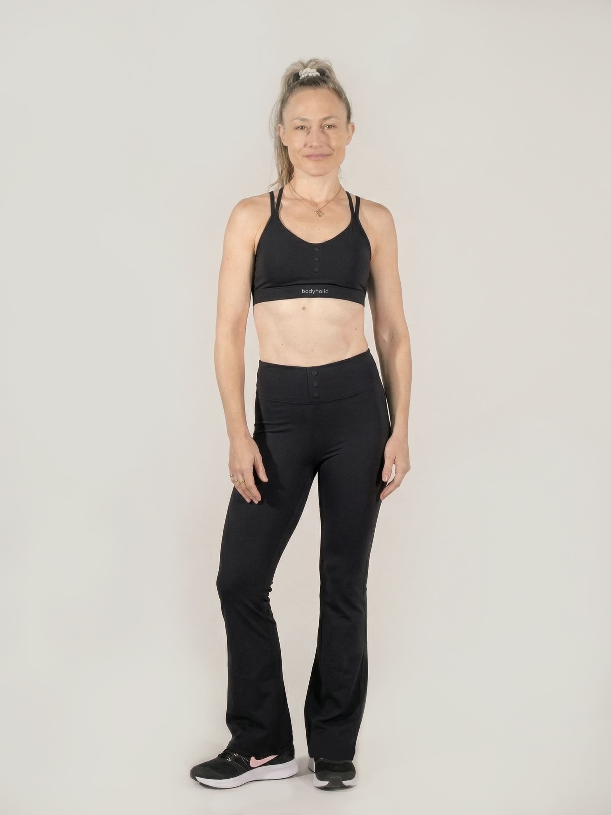 Button Leggings Black 1