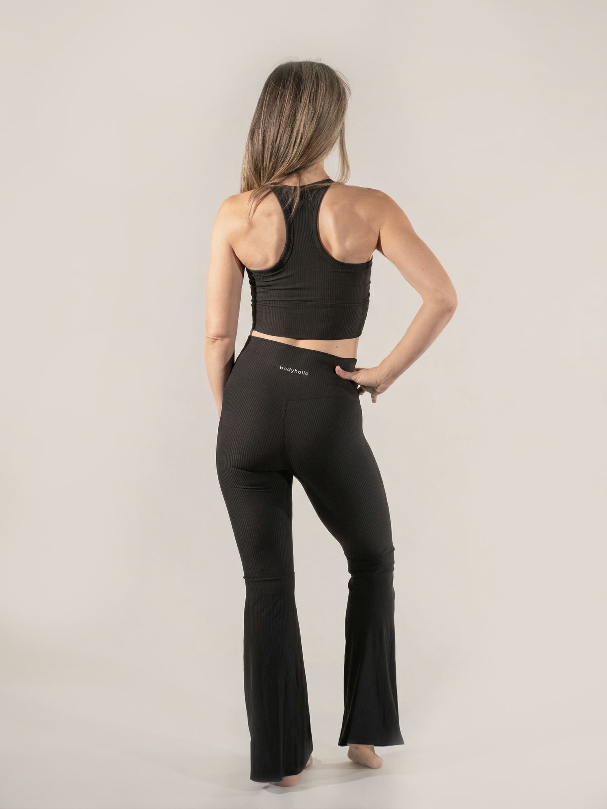 Ribbed Leggings Black 3