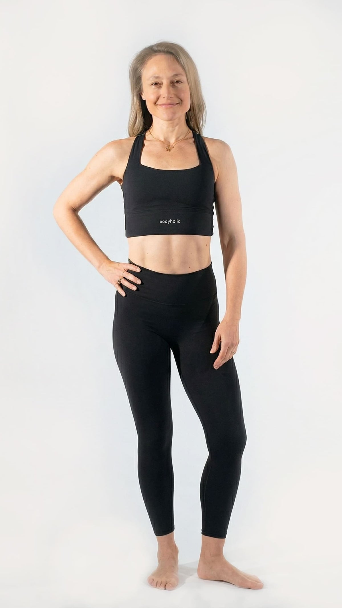 Double Cross Leggings Black 1