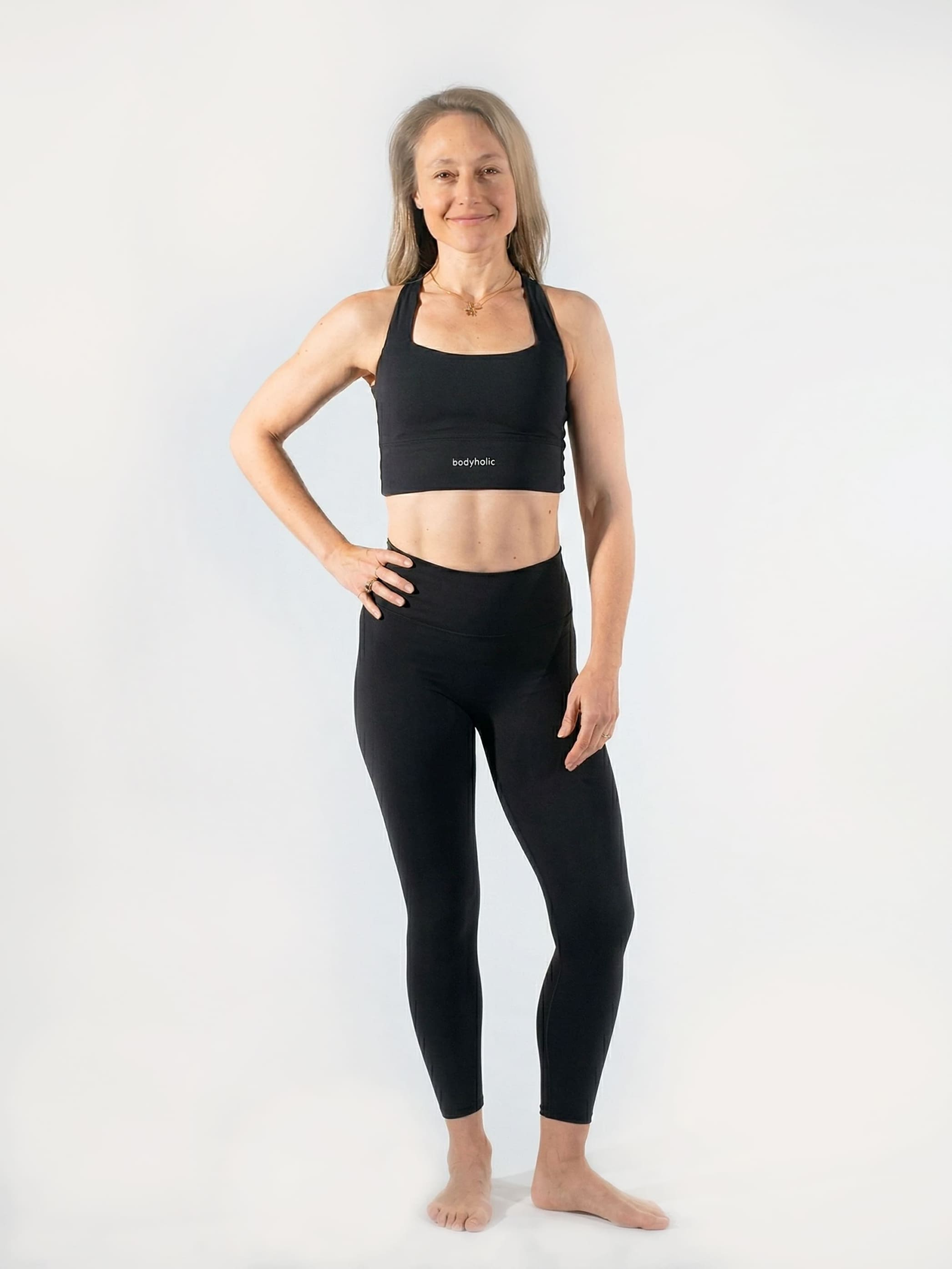 Double Cross Leggings Black 1