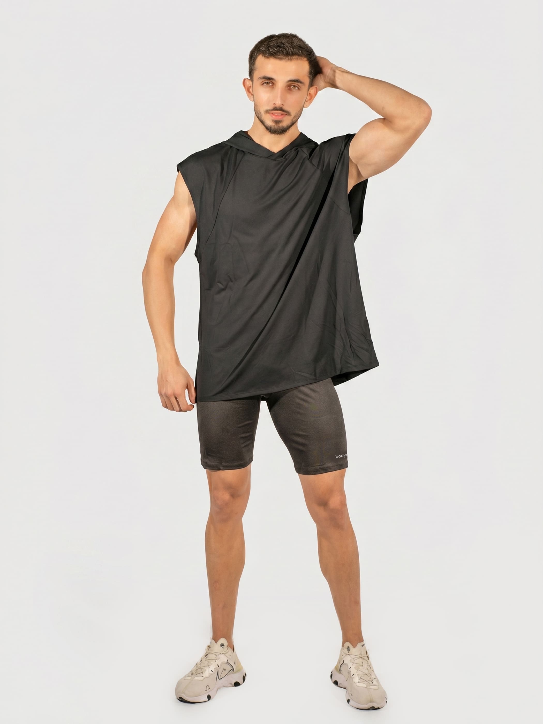 Men's Lifting Hoodie - שחור
