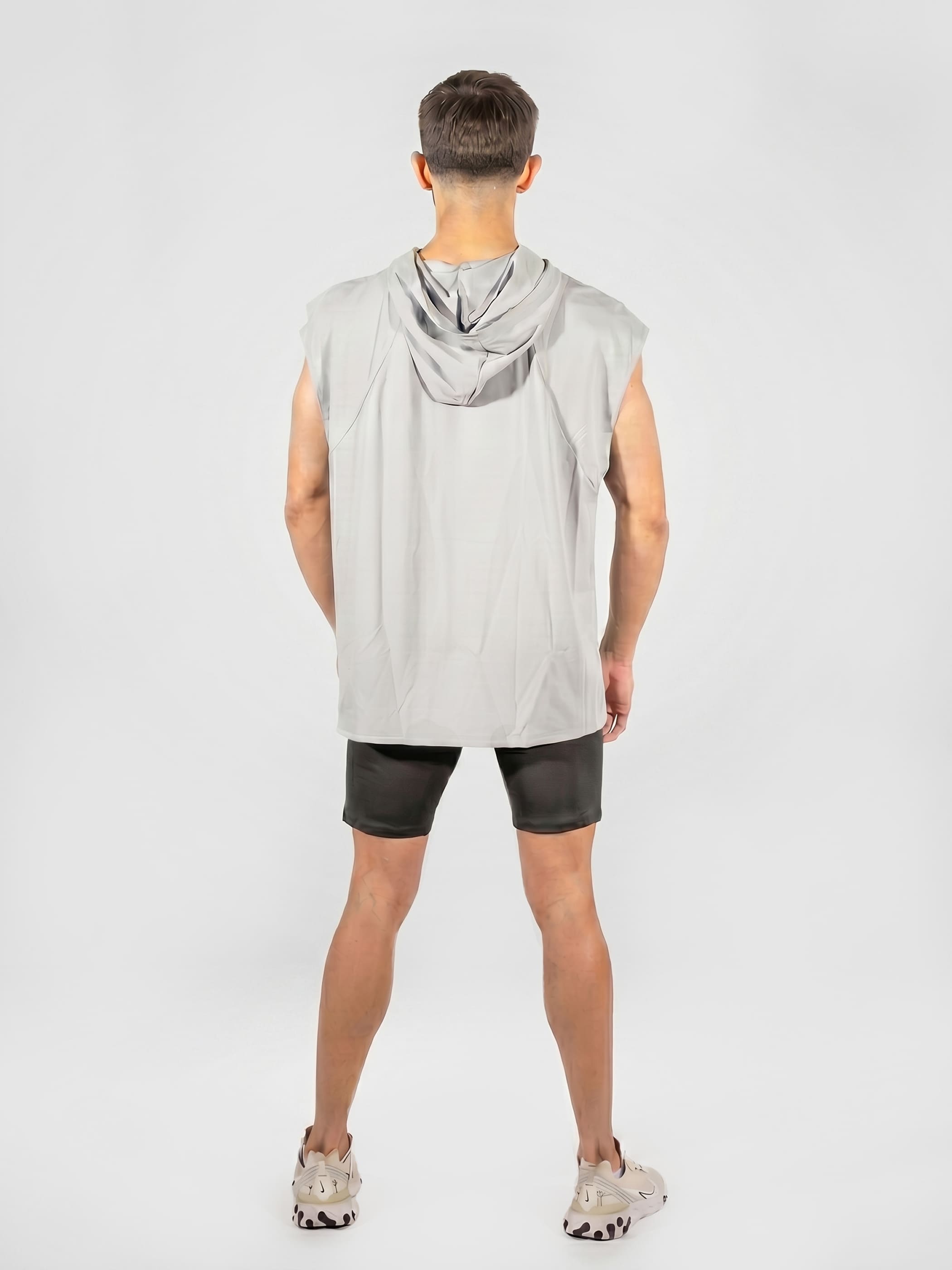 Men's Lifting Hoodie - אפור