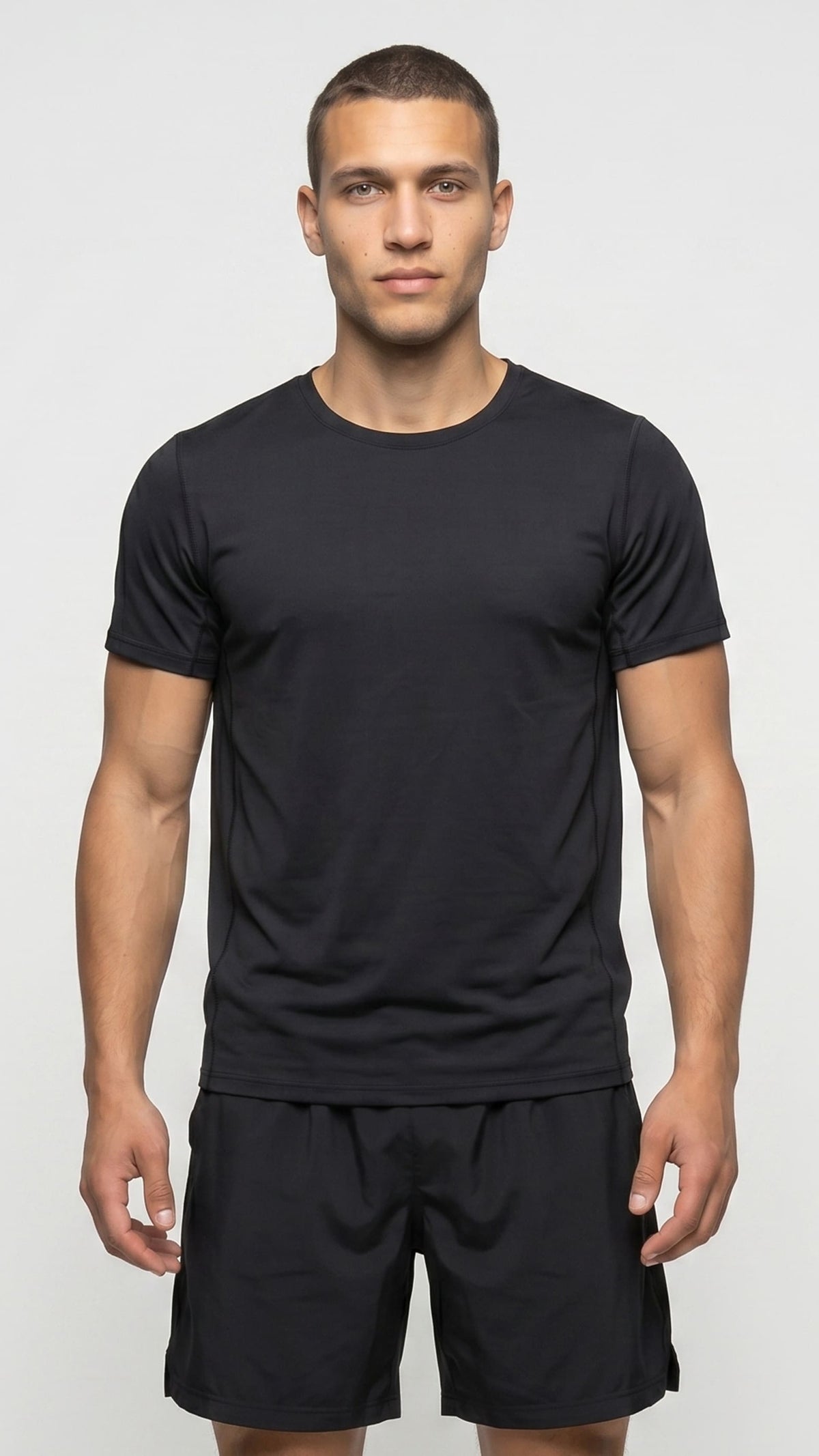 Men's Running T-shirt - שחור