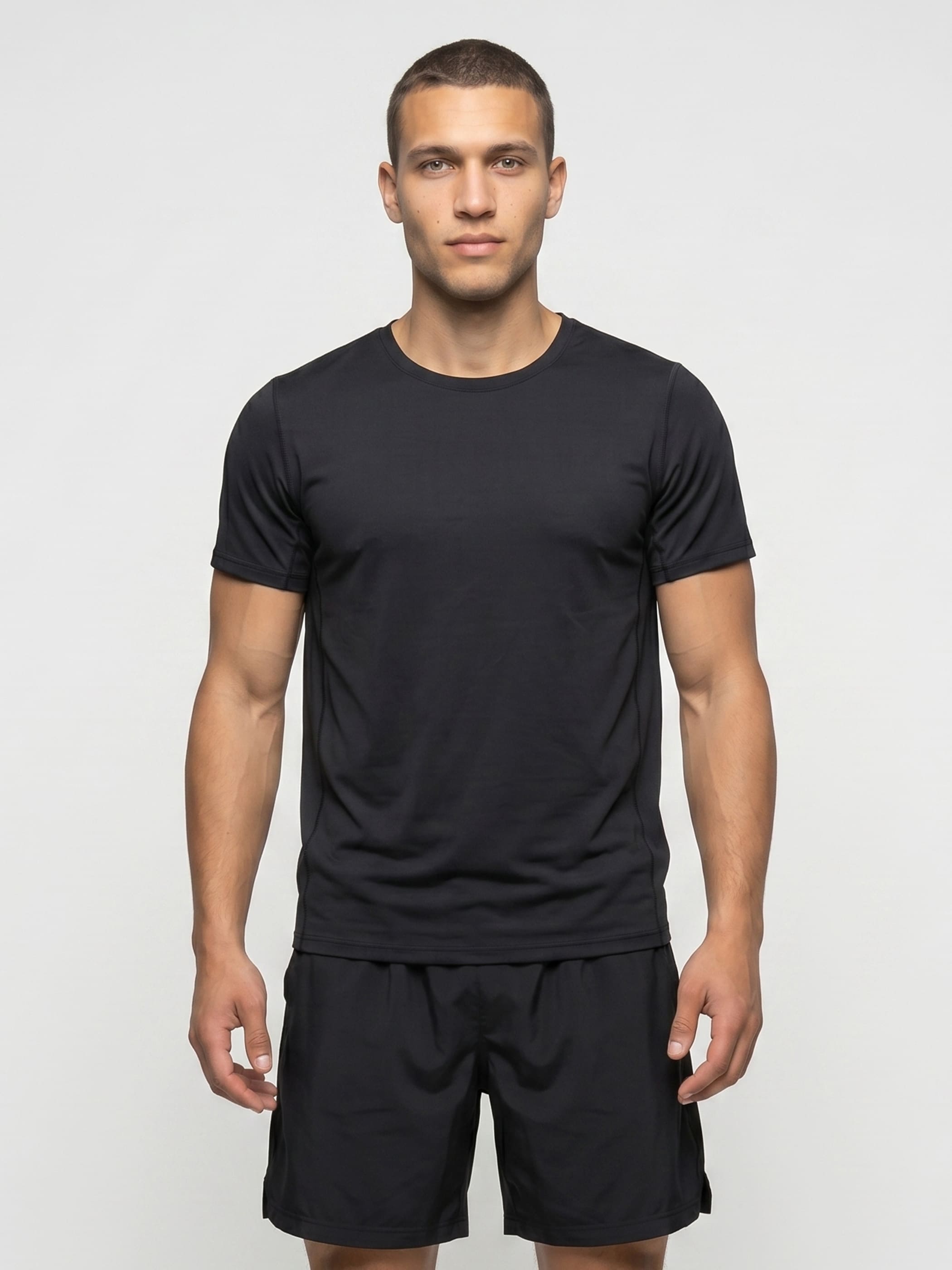 Men's Running T-shirt - שחור