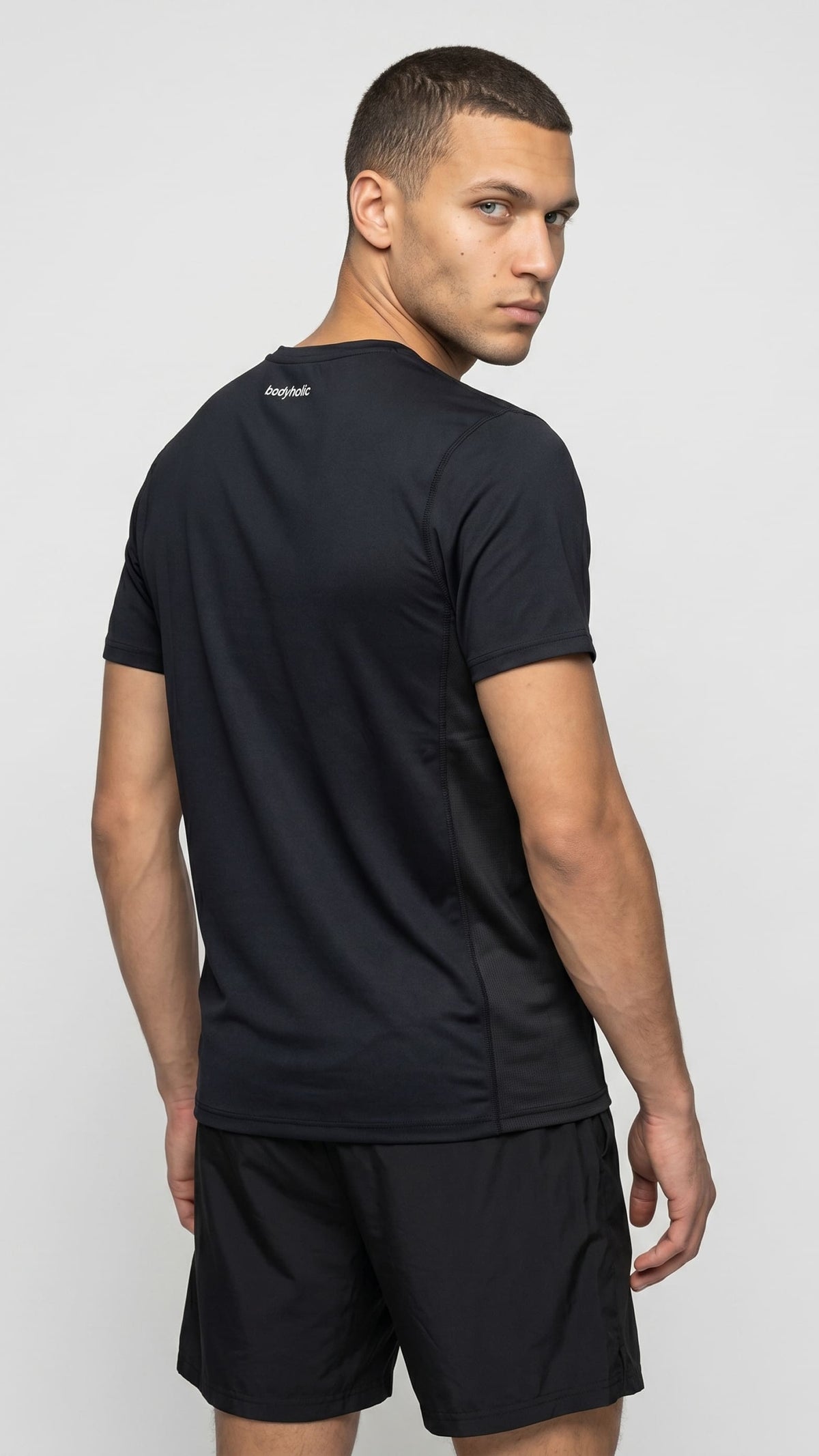 Men's Running T-shirt - שחור
