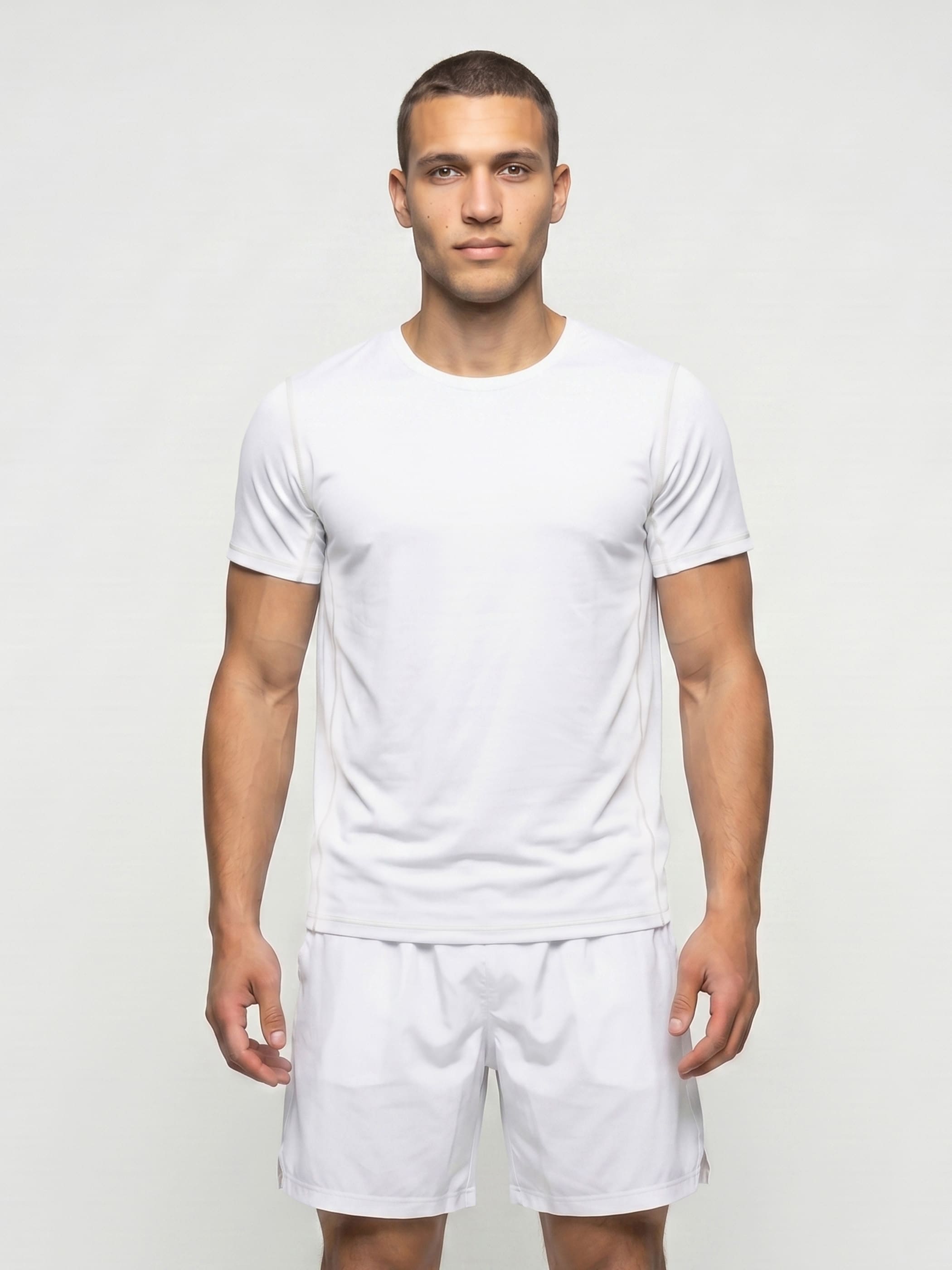 Men's Running T-shirt - לבן