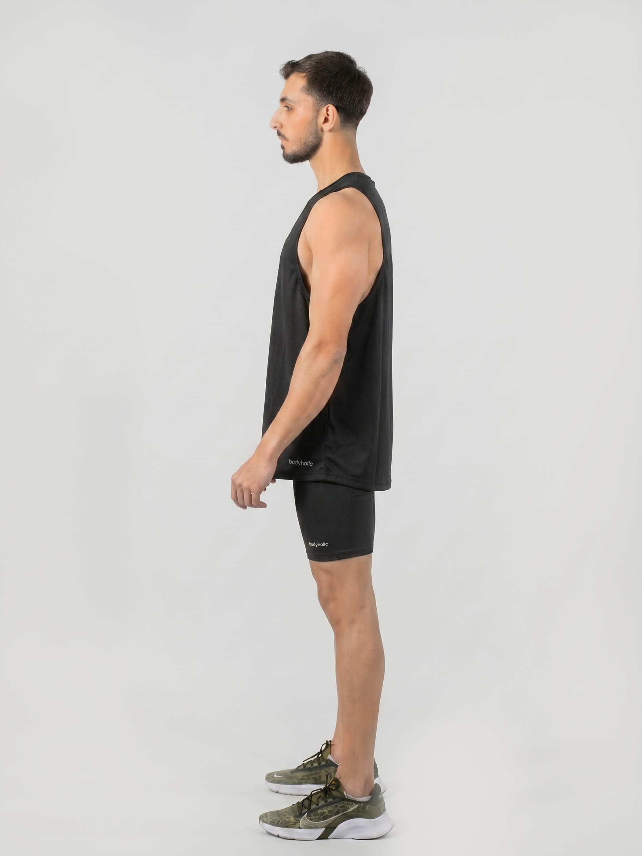 Men's Running Top - שחור