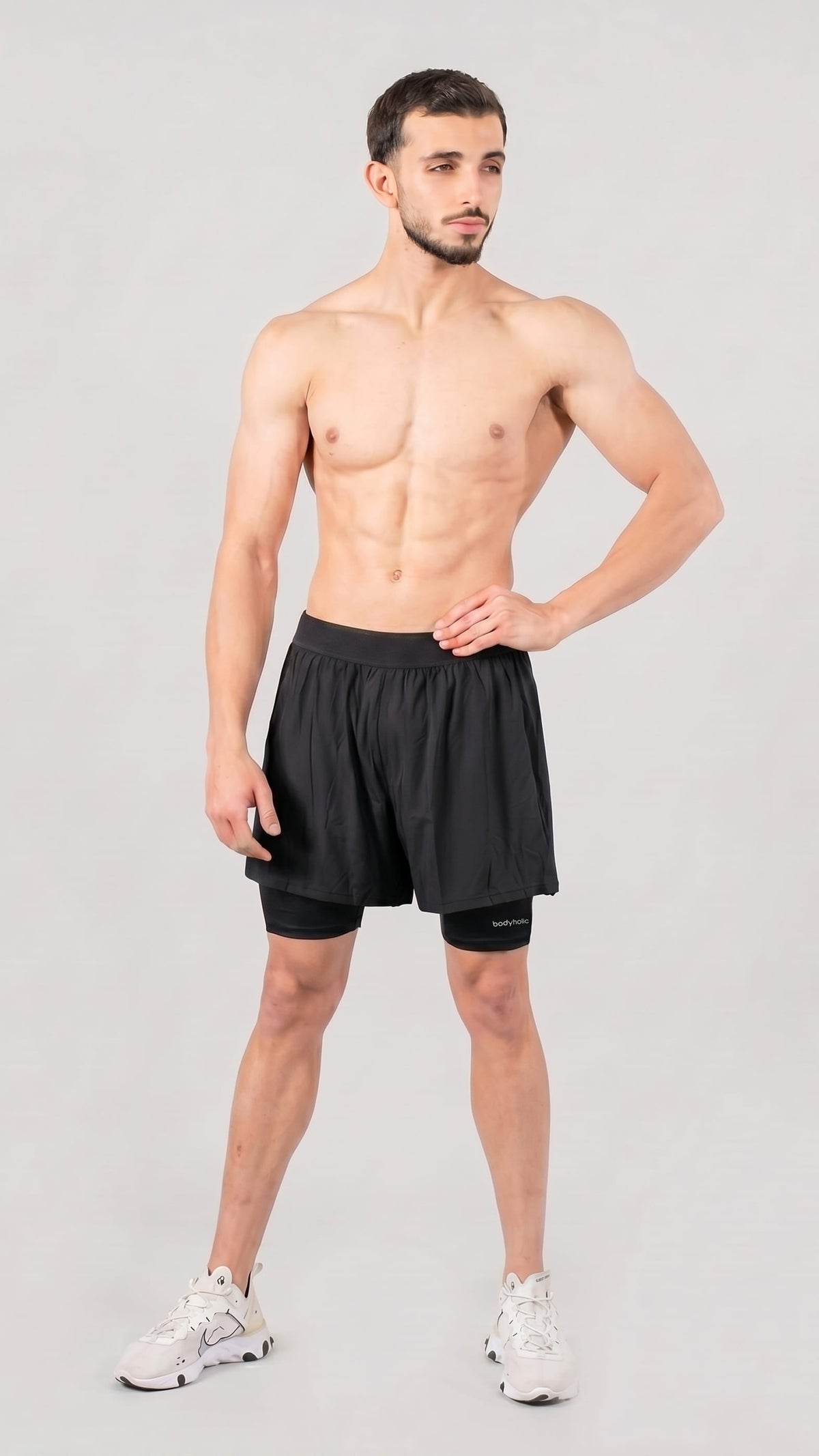 Men's Running and Biking Shorts - שחור