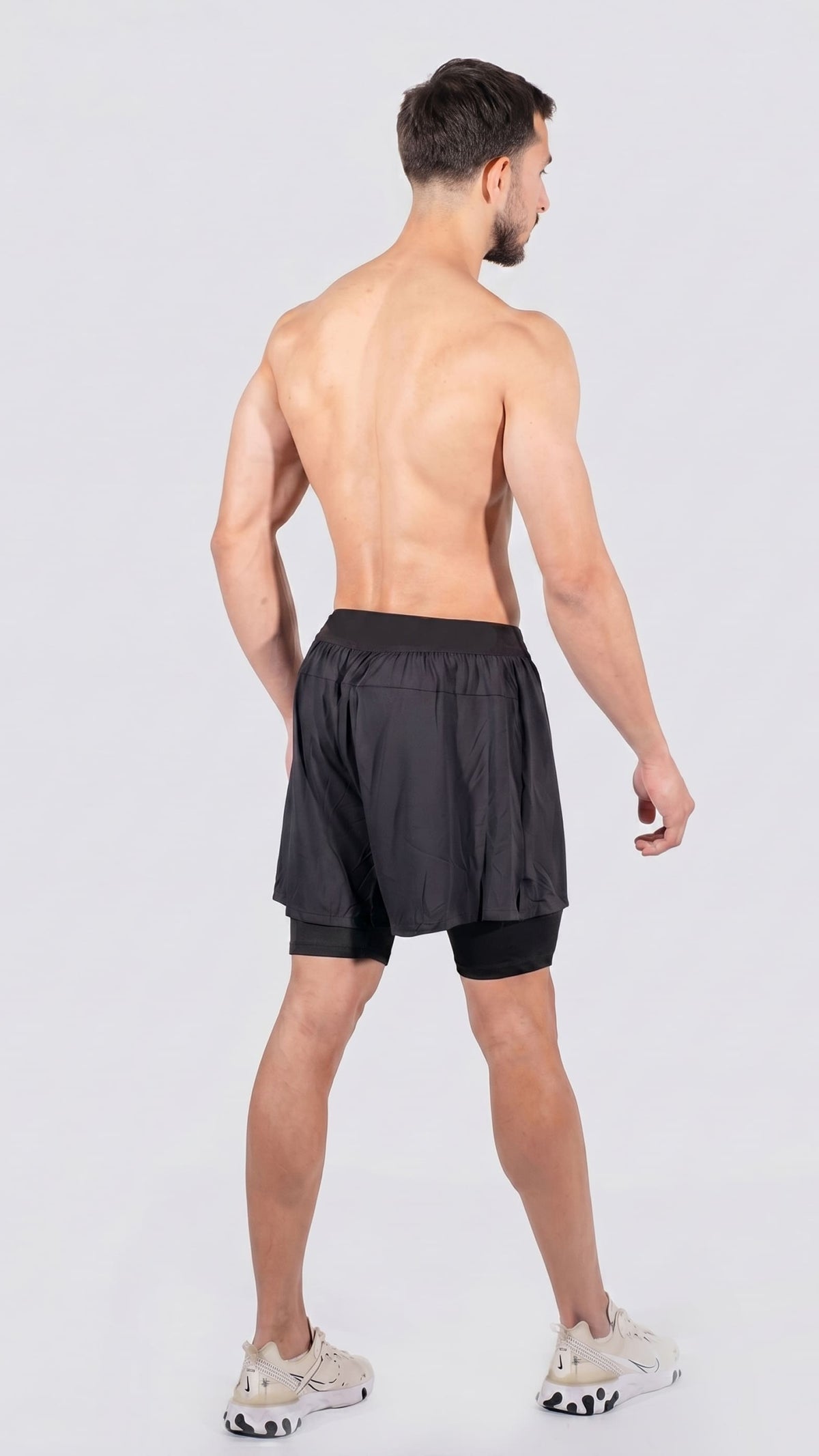 Men's Running and Biking Shorts - שחור