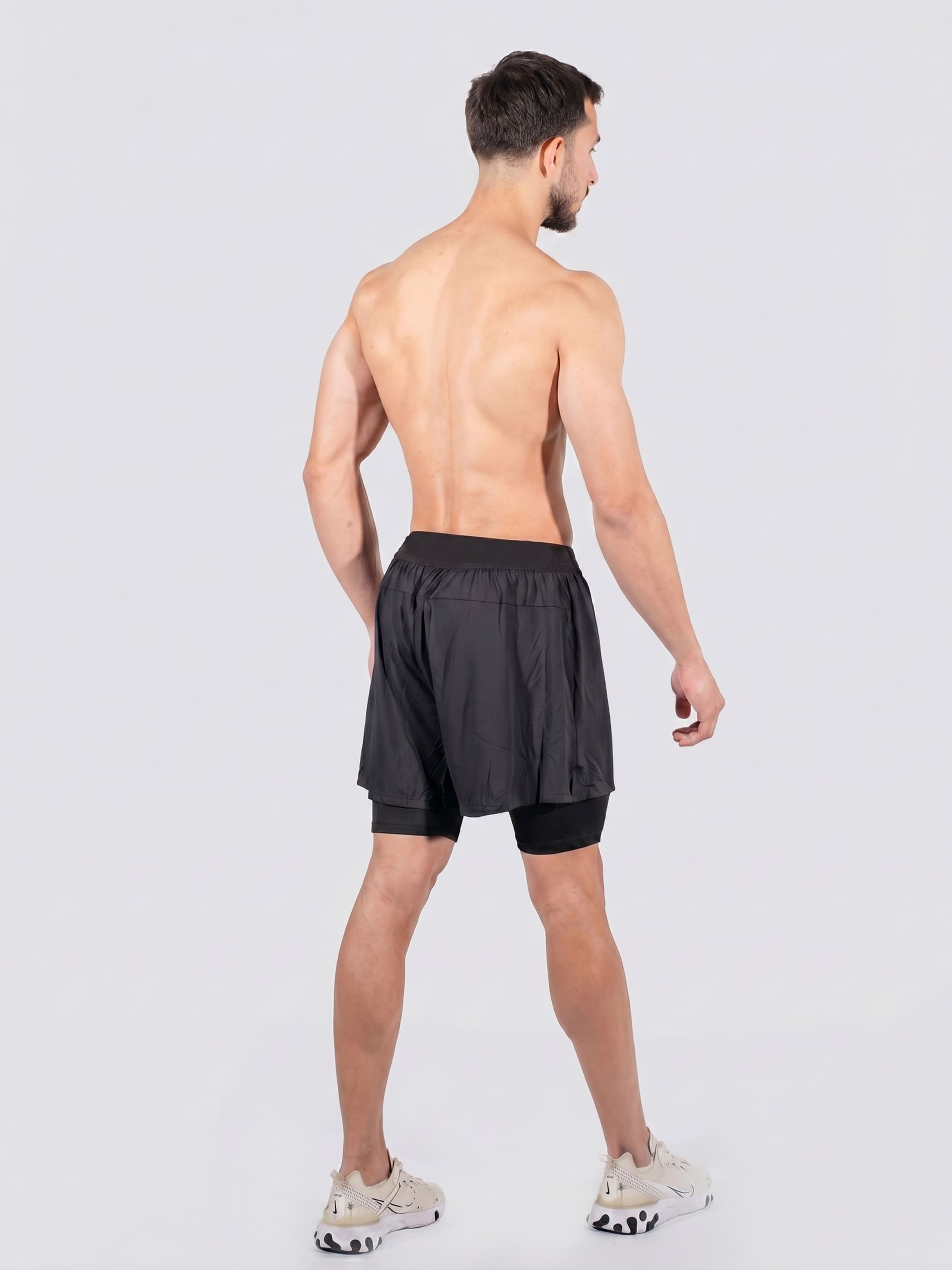 Men's Running and Biking Shorts - שחור