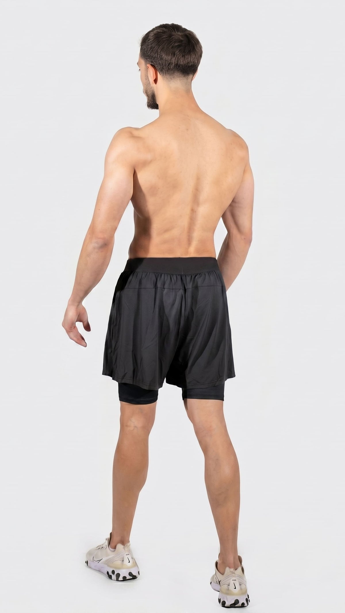 Men's Running and Biking Shorts - שחור