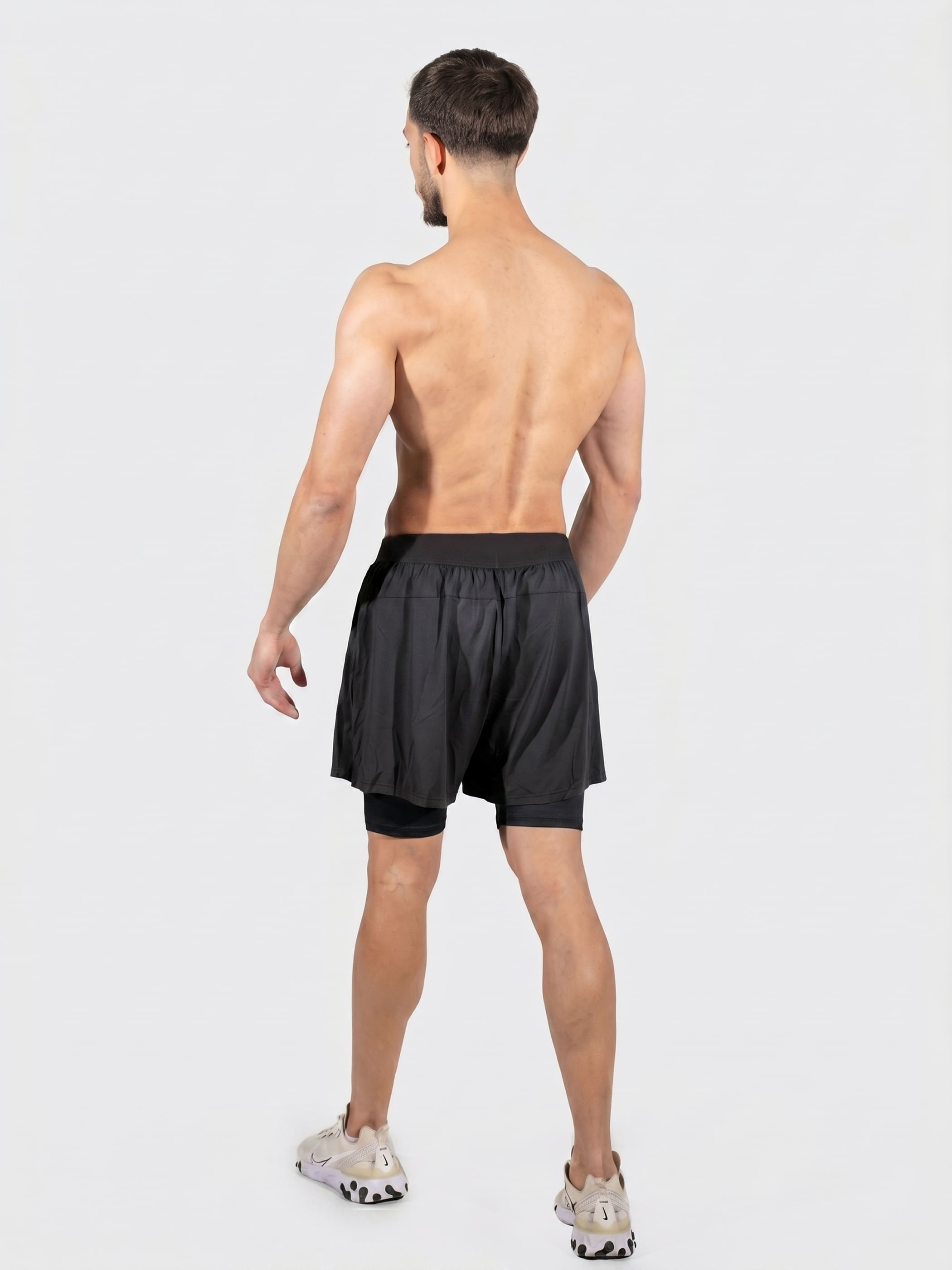 Men's Running and Biking Shorts - שחור