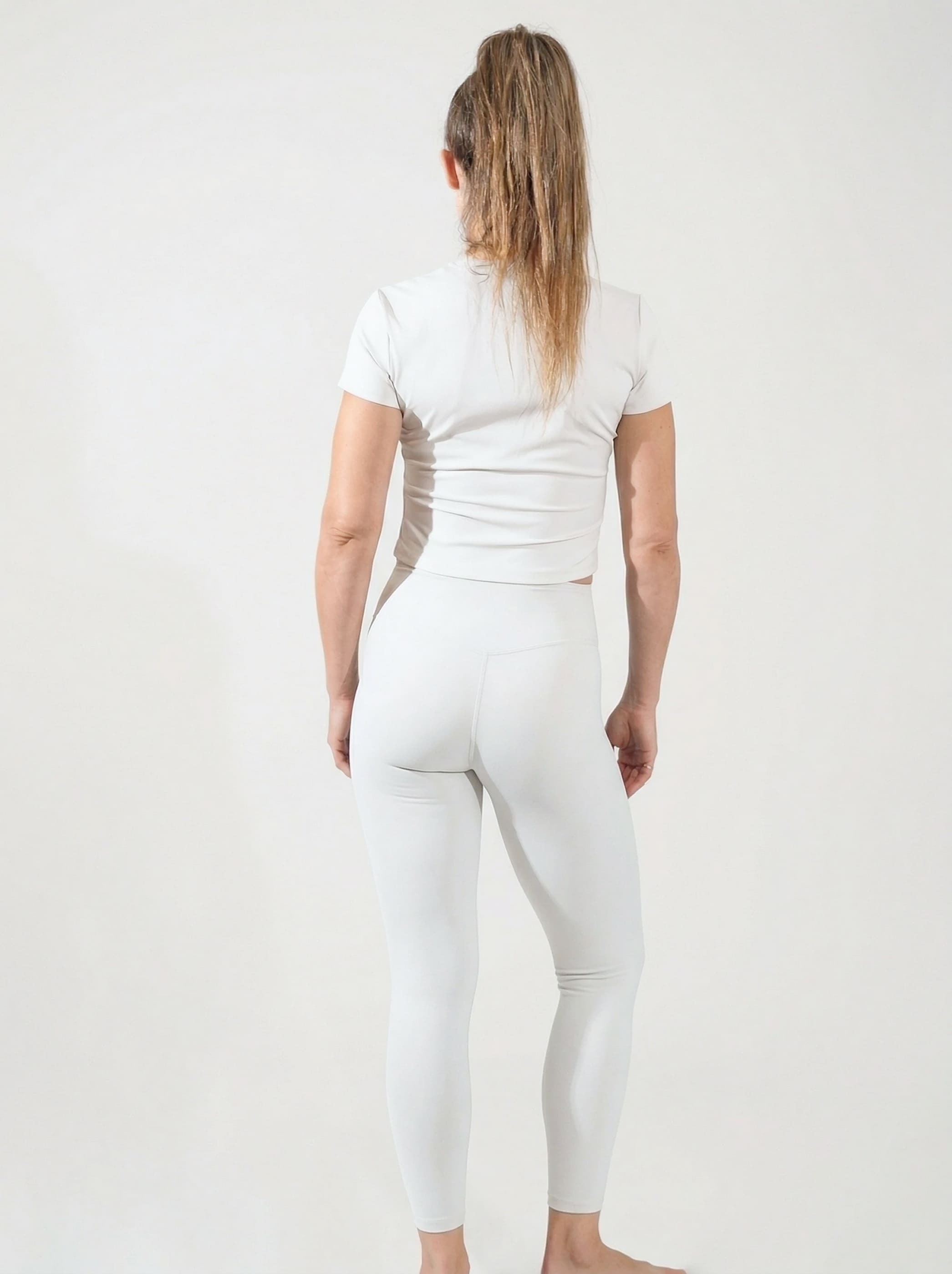 Almond Sky Leggings White 3