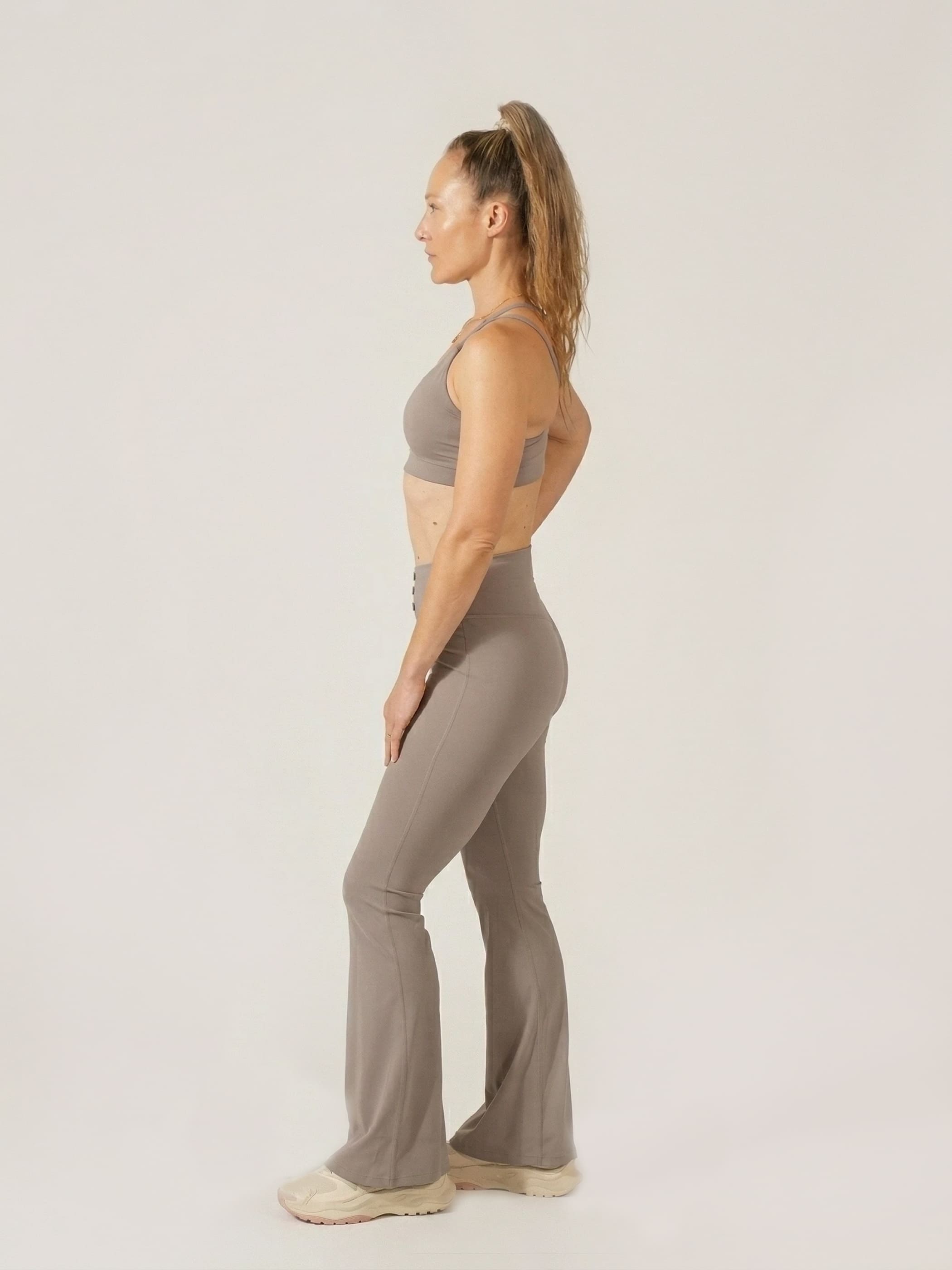 Button Leggings Grey 2